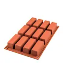 Silikonform Mini Kaka 12 st 7,9x2,9x3 cm