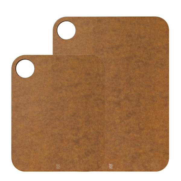 CUT-IT skärbräda 2-pack cellulosa brun