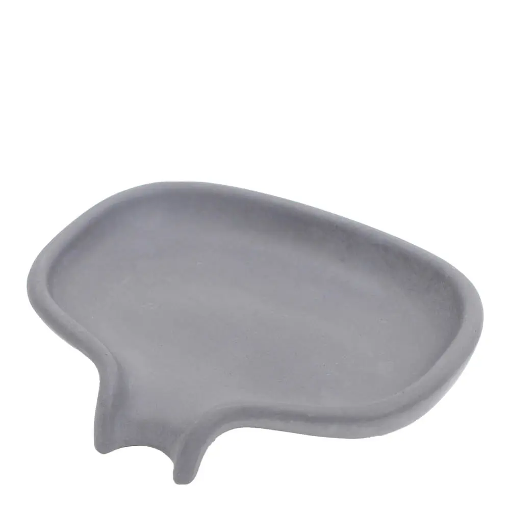 Flow Saippuakuppi itsetyhjentyvä 14 cm Betoni/Harmaa