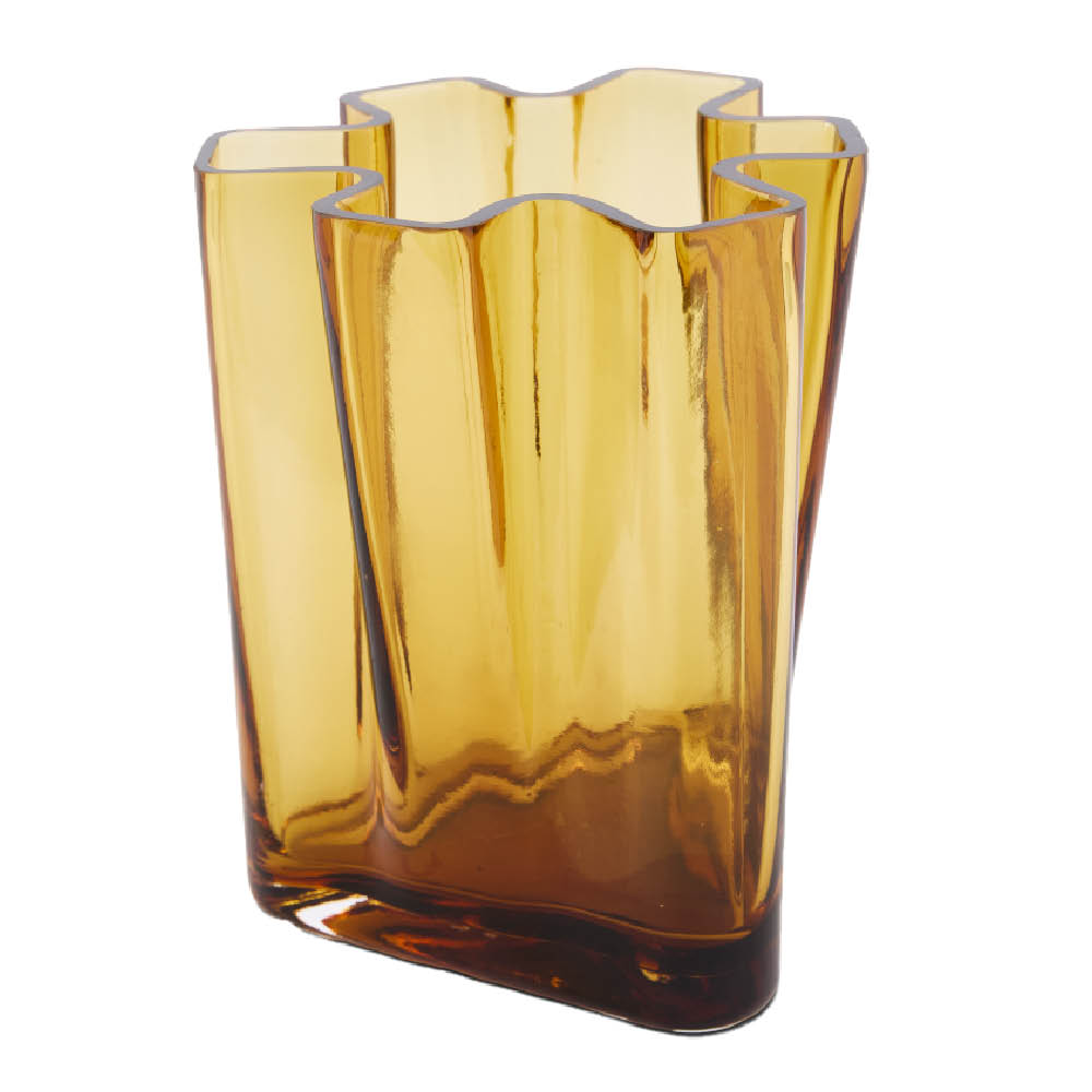 Pols Potten Hanari vas L 38 cm ockra