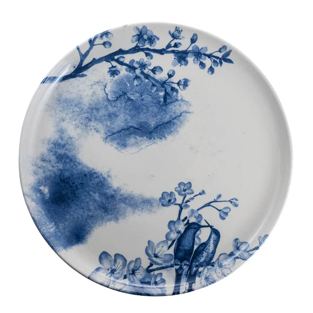 Yan tallerken 27 cm beige/blå