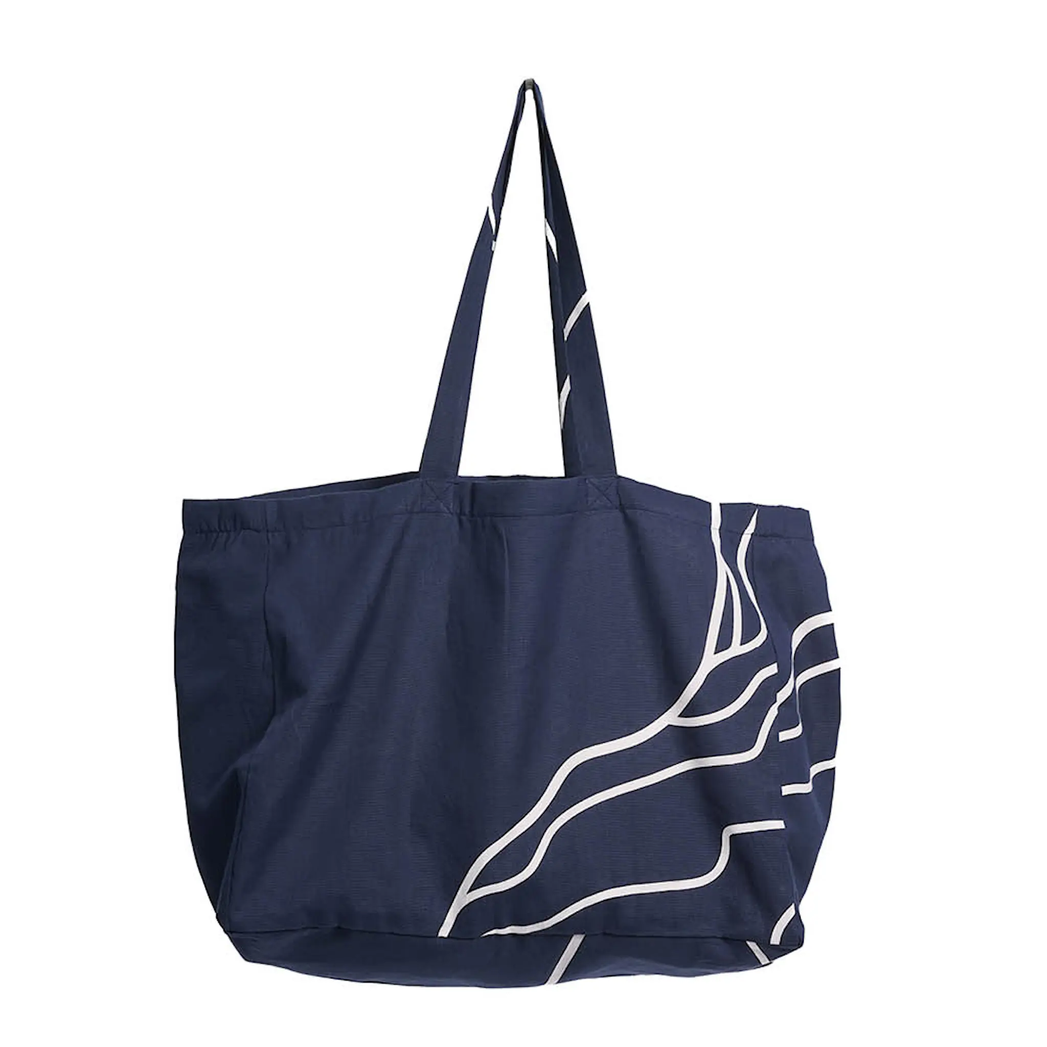 The Organic Company Reconnect tote bag 45x35 mörkblå