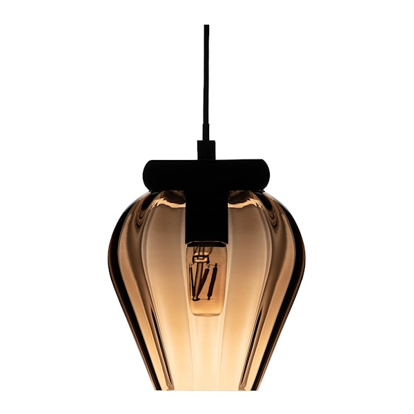 Rocks taklampa 24 cm caramel