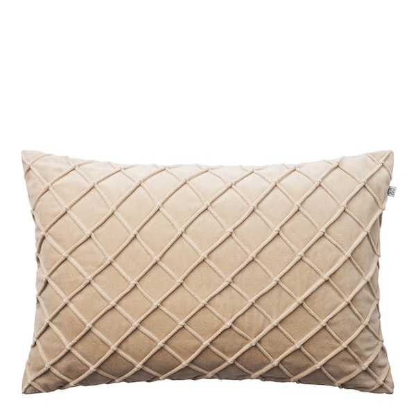 Deva kuddfodral sammet 40x60 cm Tan