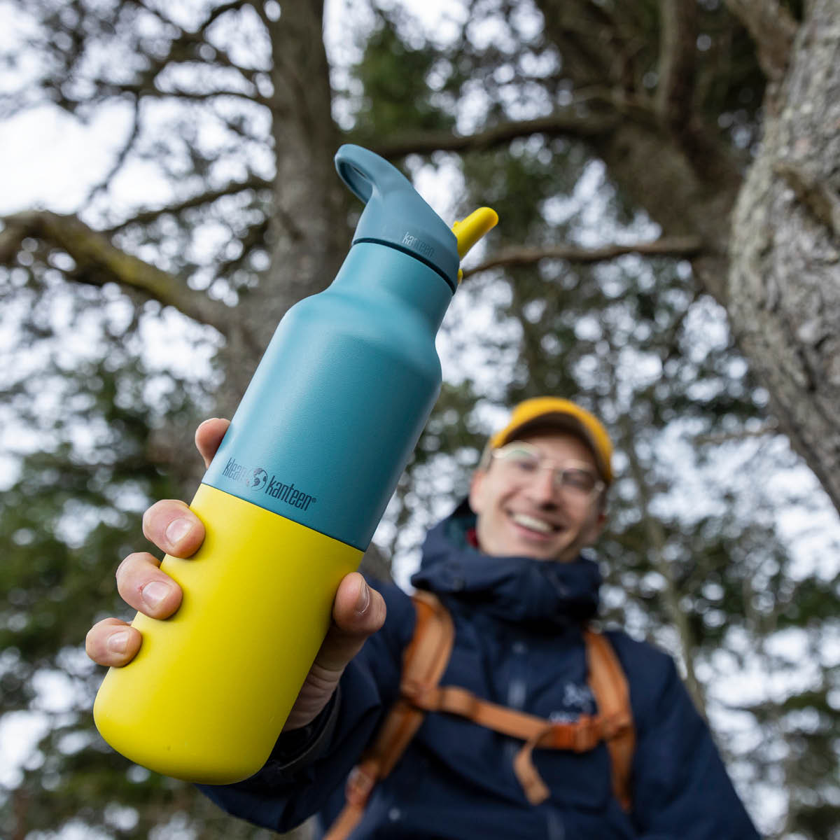 Klean Kanteen Rise termoflaske 0,47L med sportslokk Brittany Kaleidoscope