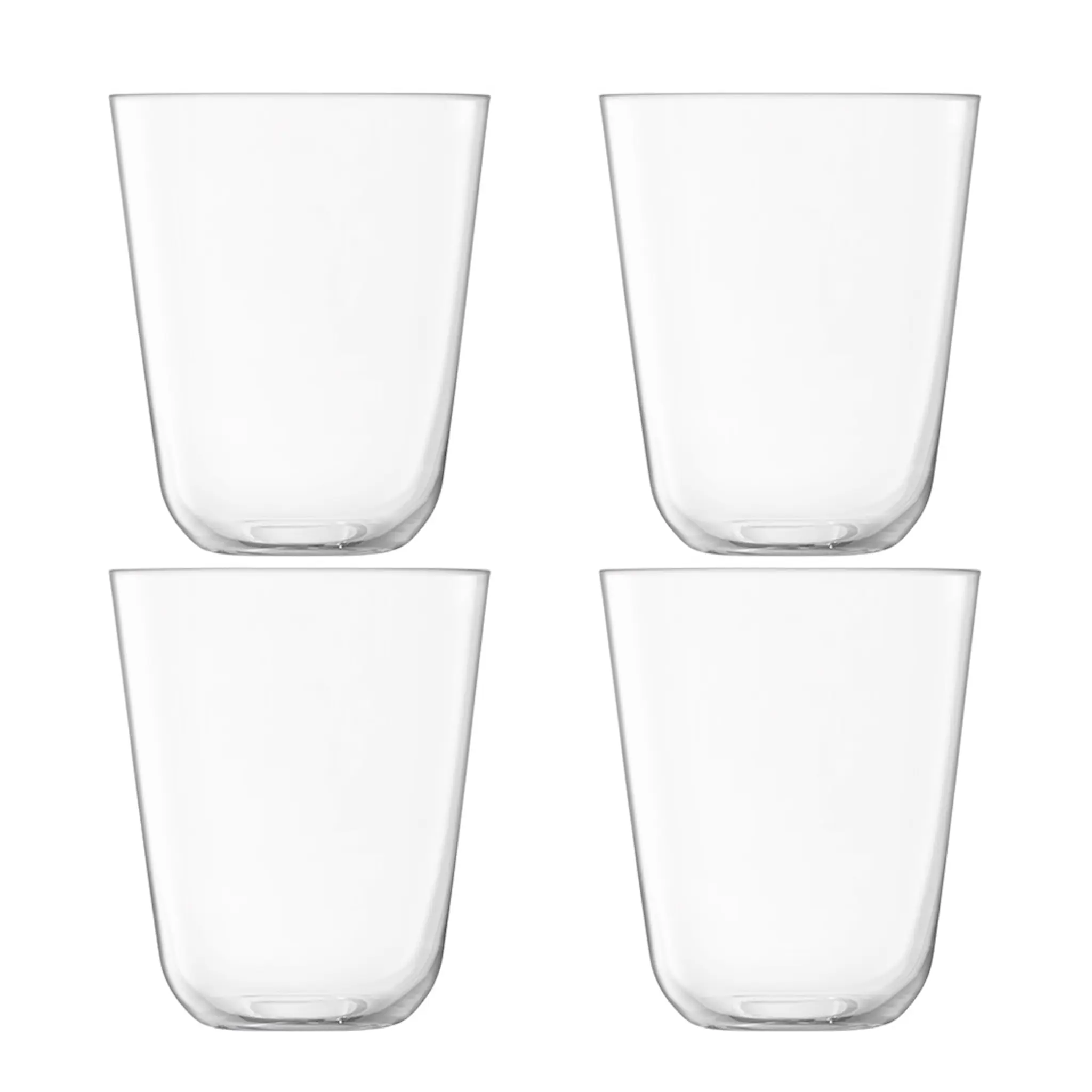 LSA International Arc vattenglas 38 cl 4-pack klar