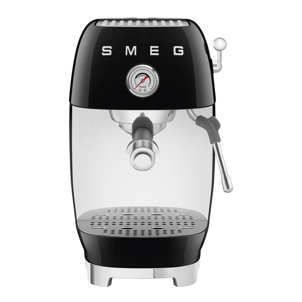 Smeg Smeg manuell espressomaskin med Cold Brew ECF03 svart