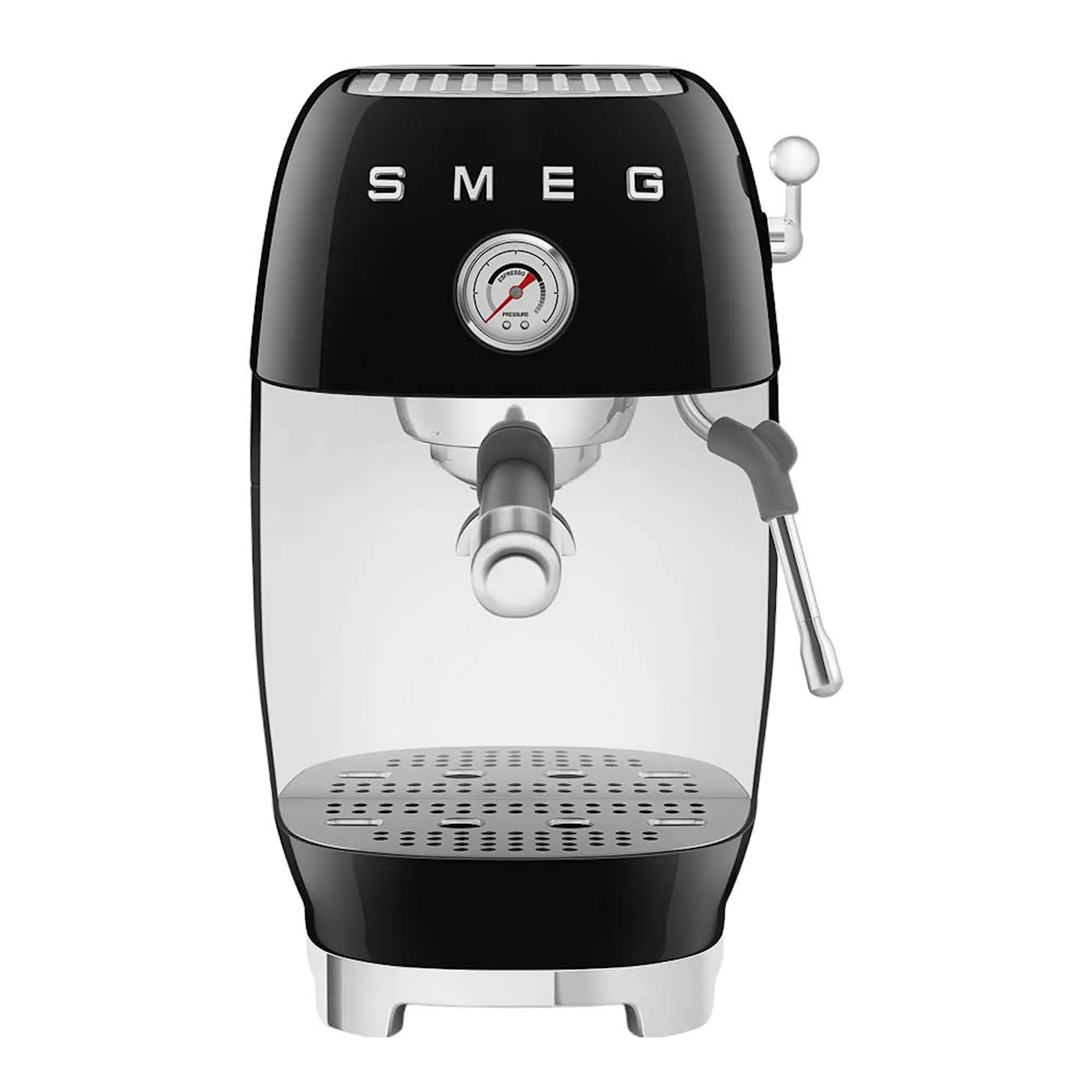 Smeg Manuell espressomaskin med Cold Brew ECF03 svart