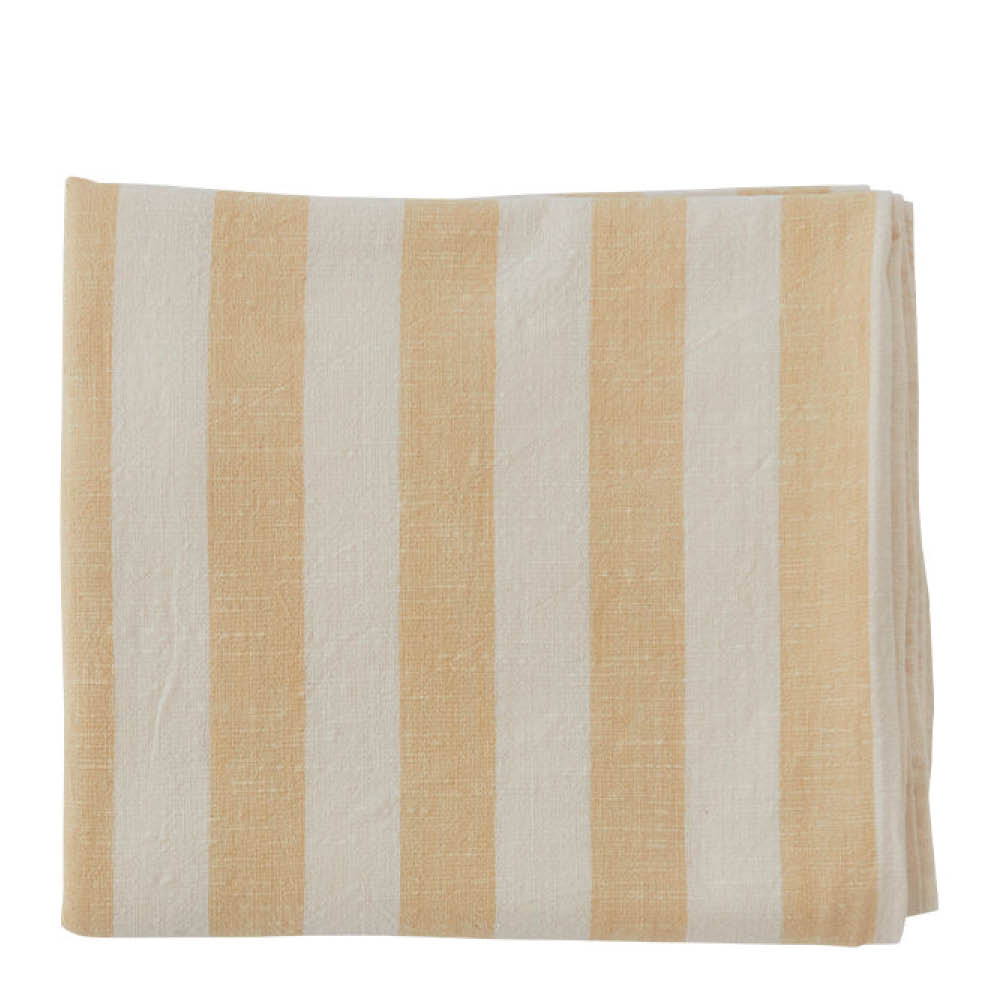 OYOY Randig Pöytäliina 260x140 cm Vanilla