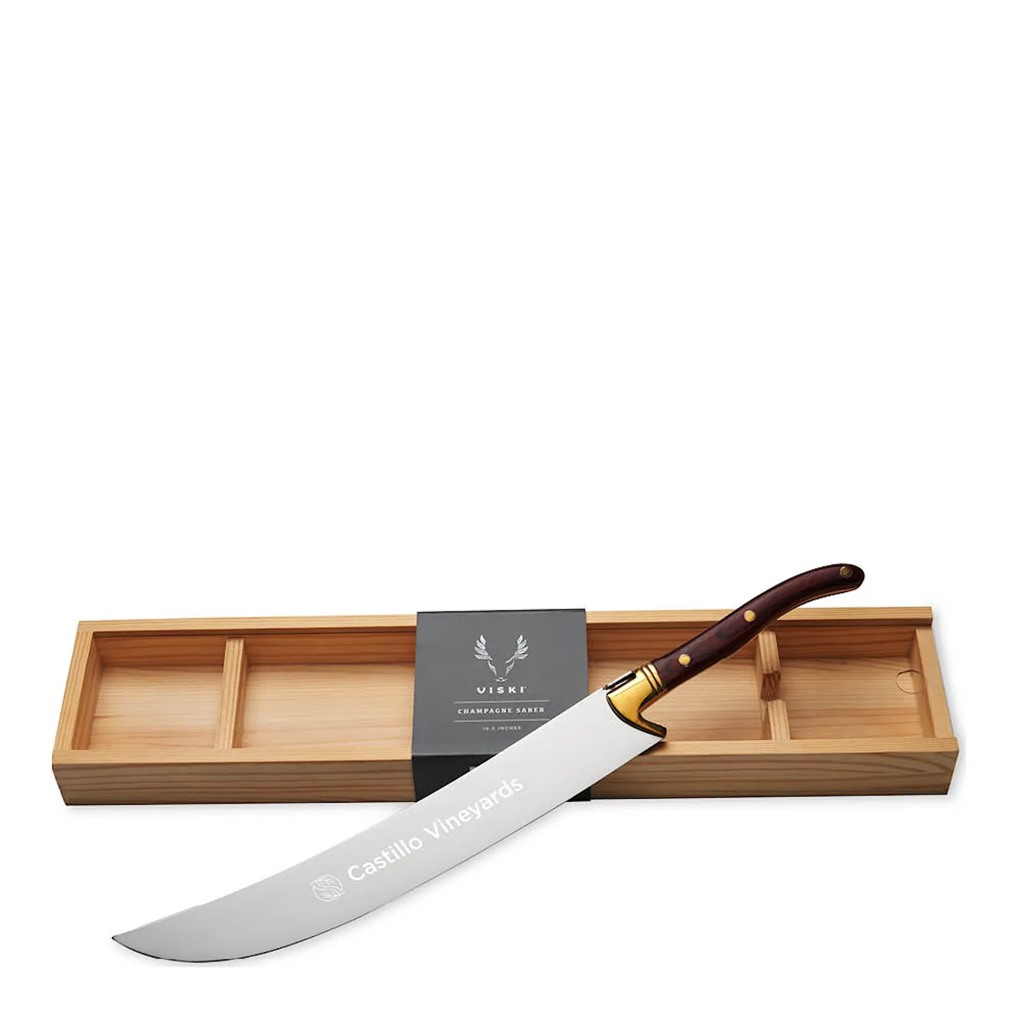 Viski Champagne sabel 45,7 cm rustfritt stål/tre