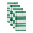 Chef tygservett 40x40 cm 4-pack grön/vit
