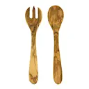 Salladsbestick 30 cm 2 delar olivträ