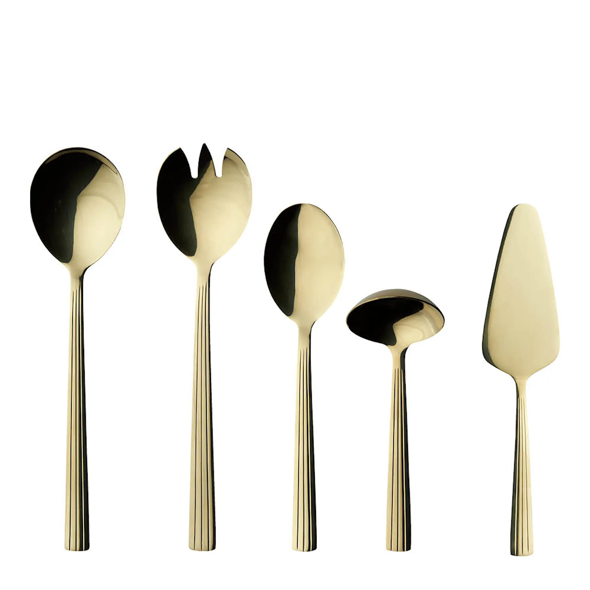 Aida RAW bestikksett 5 deler champagne