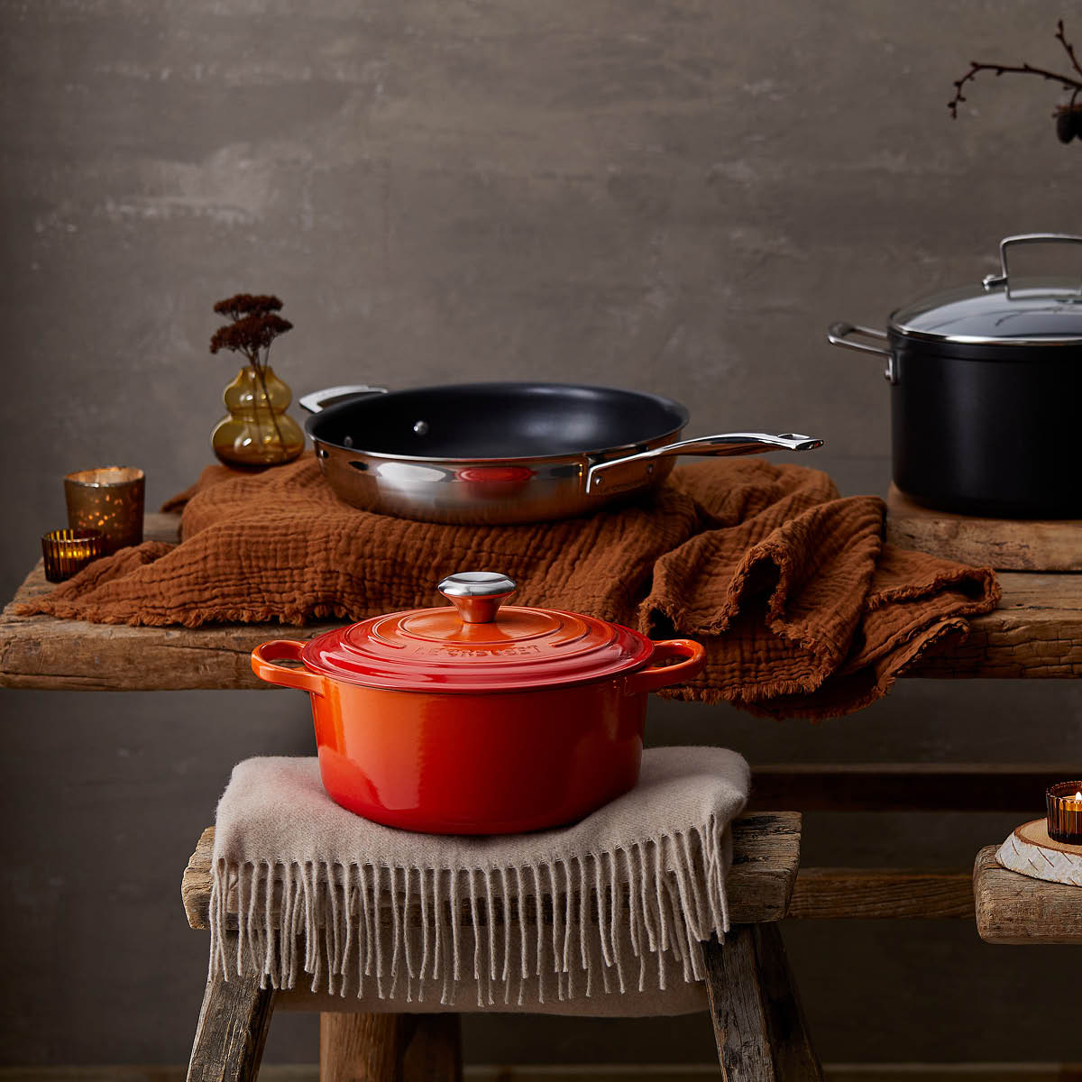 Le Creuset 3-Ply stekepanne 28 cm