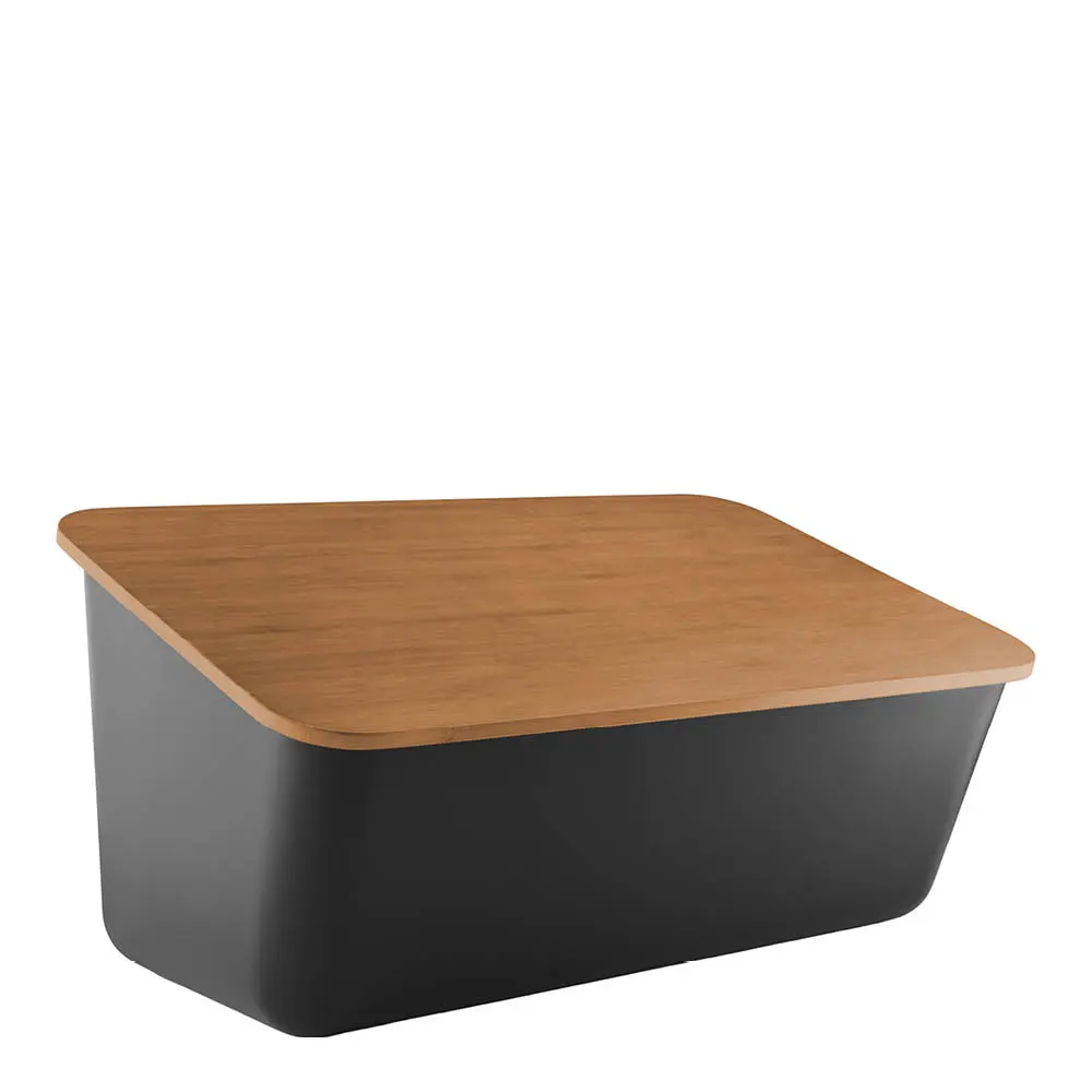 Nordic Kitchen Leipälaatikko 21x26x39 cm Musta