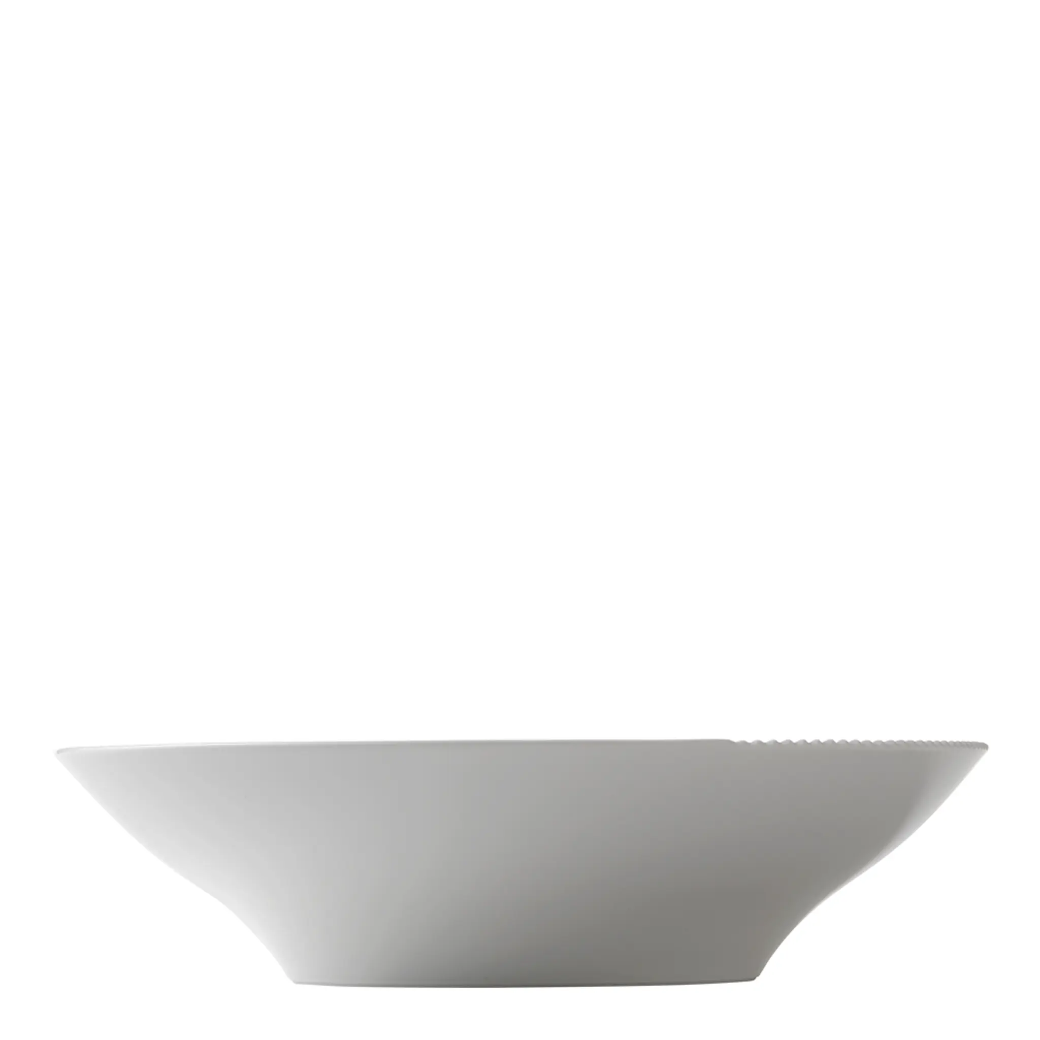 Royal Copenhagen White Elements Tallrik djup 25 cm