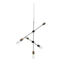 Molecular Taklampa 78 cm Svart/Mässing