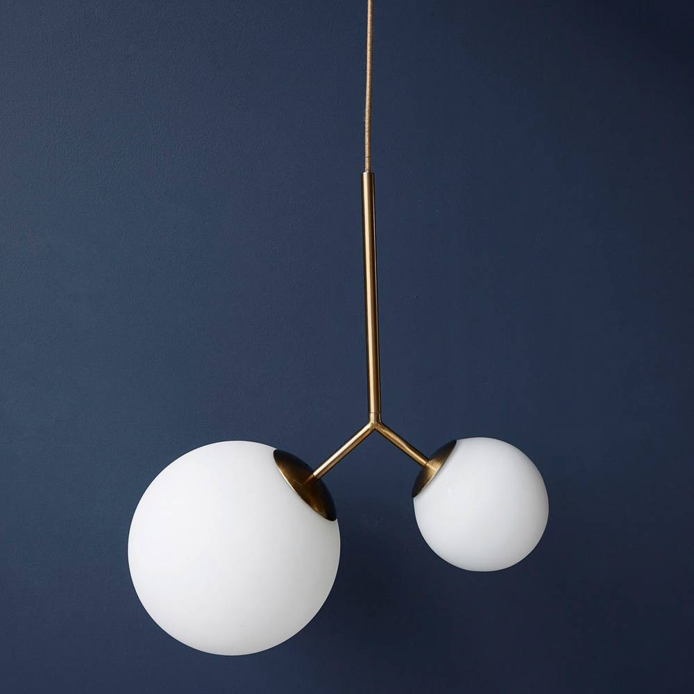 House Doctor Twice taklampe 70 cm hvit