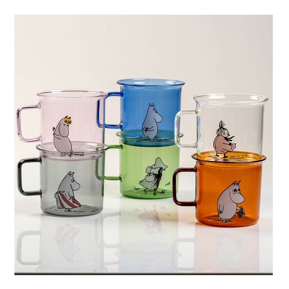 Muurla Mummi glasskopp 35 cl Mummipappa rav