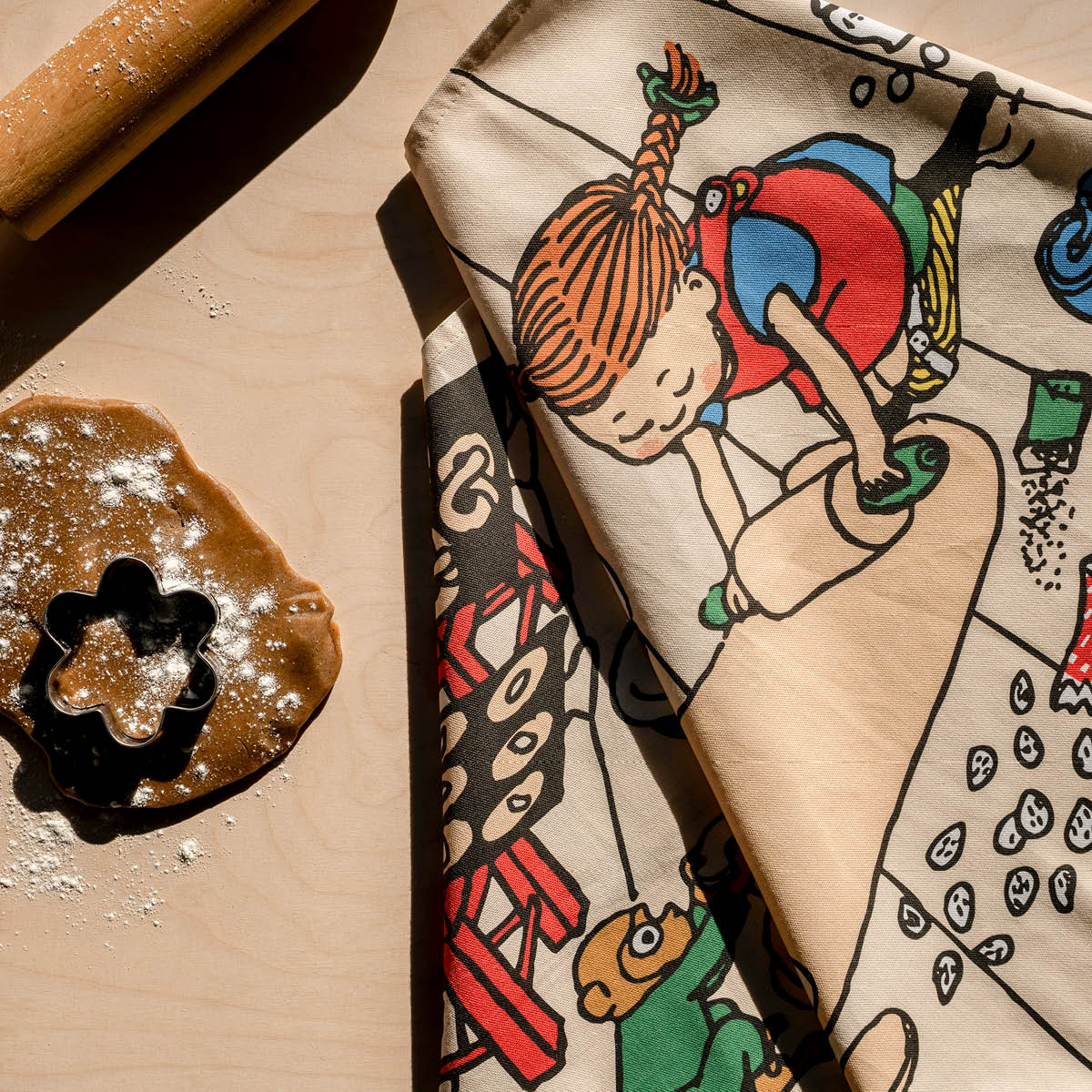 Muurla Pippi kökshandduk 50x70 cm Bakning