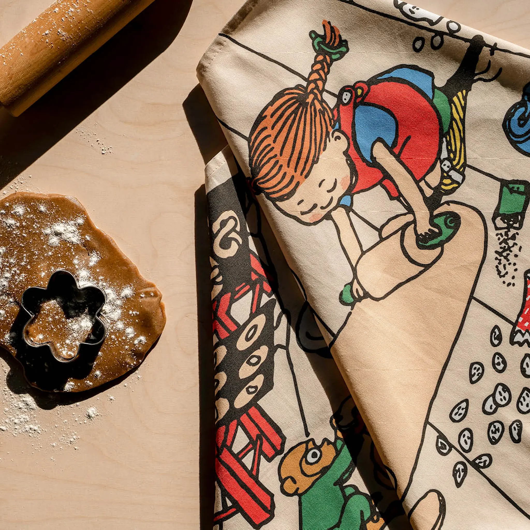 Muurla Pippi kökshandduk 50x70 cm Bakning