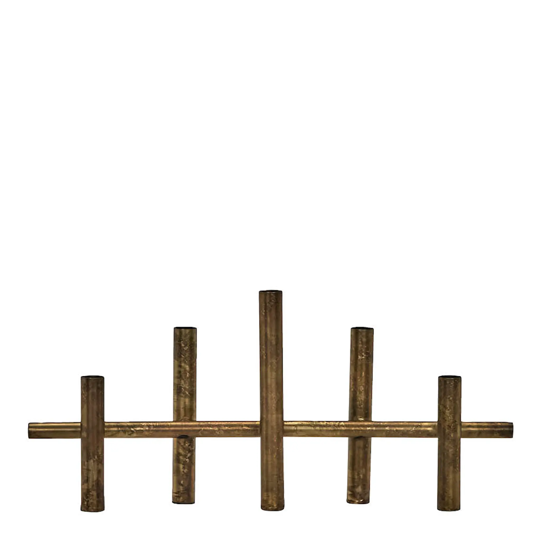 House Doctor Maxi ljusstake i järn 45x20 cm antik mässing