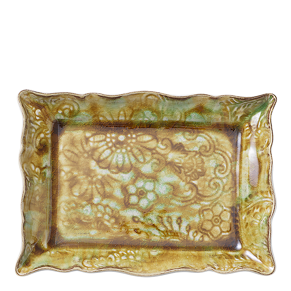 Sthål Arabesque Lautanen 19x13 cm Pineapple