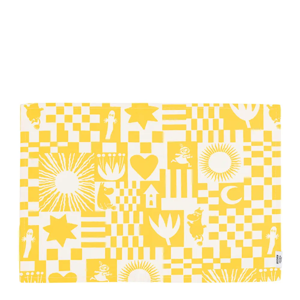 Muumi Pöytätabletti Juhlat 31x46 cm Keltainen