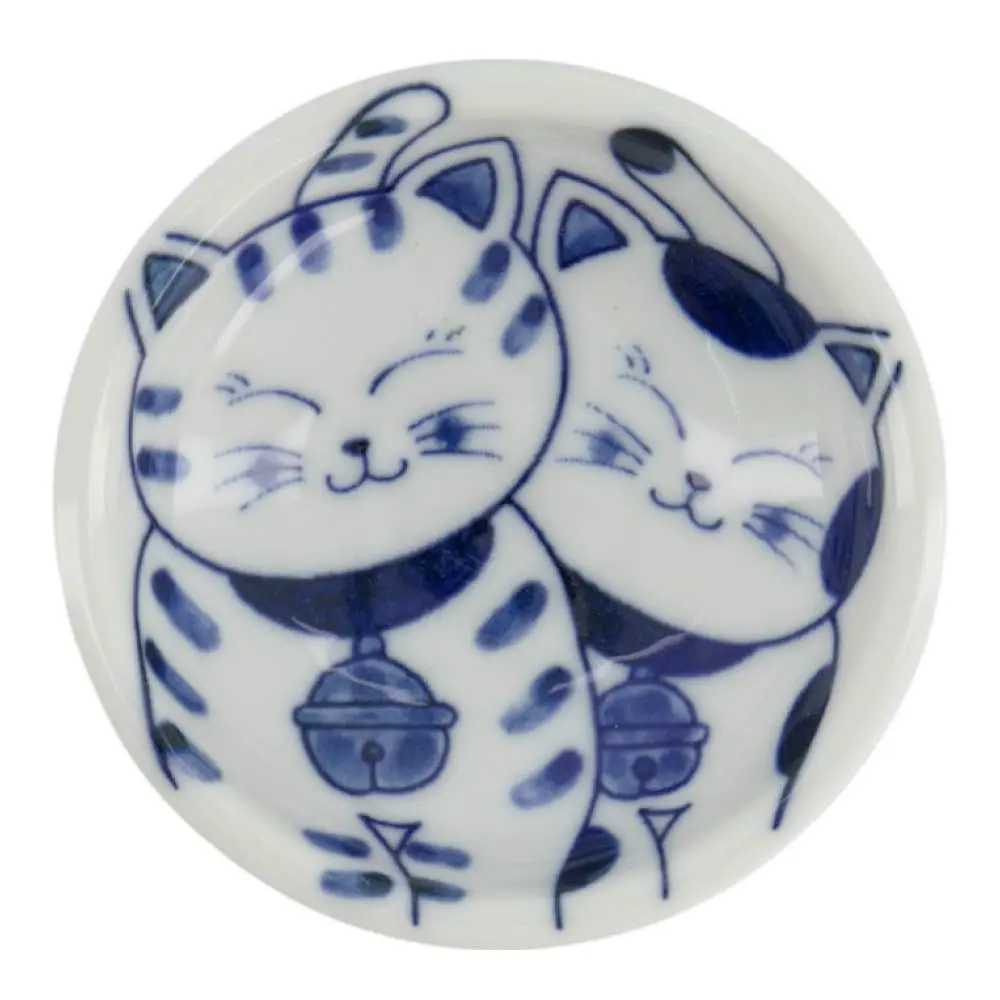 Kawaii Soijakulho 8 cm Katt Neko 33854 Sininen/Valkoinen