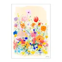 Anna Thomsen poster 50x70 cm field of flowers no1