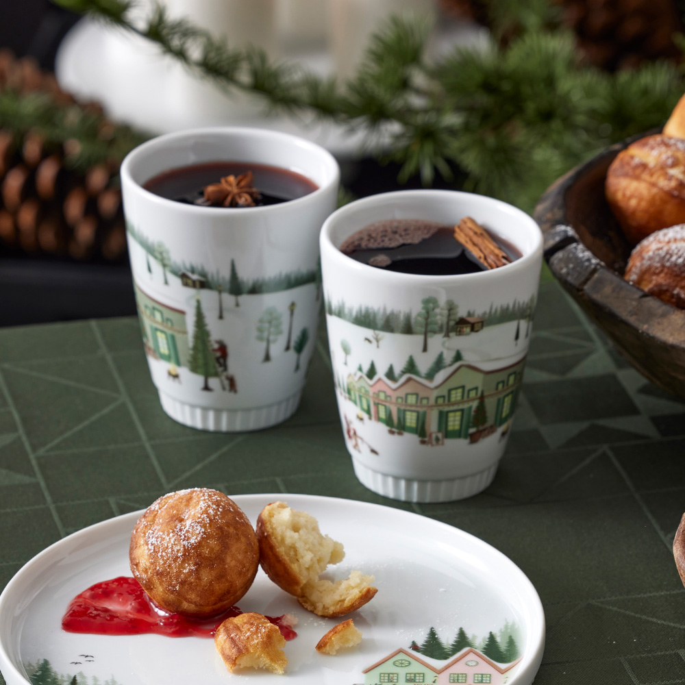 Pillivuyt Vinter krus 27 cl Ildfast porselen hvit