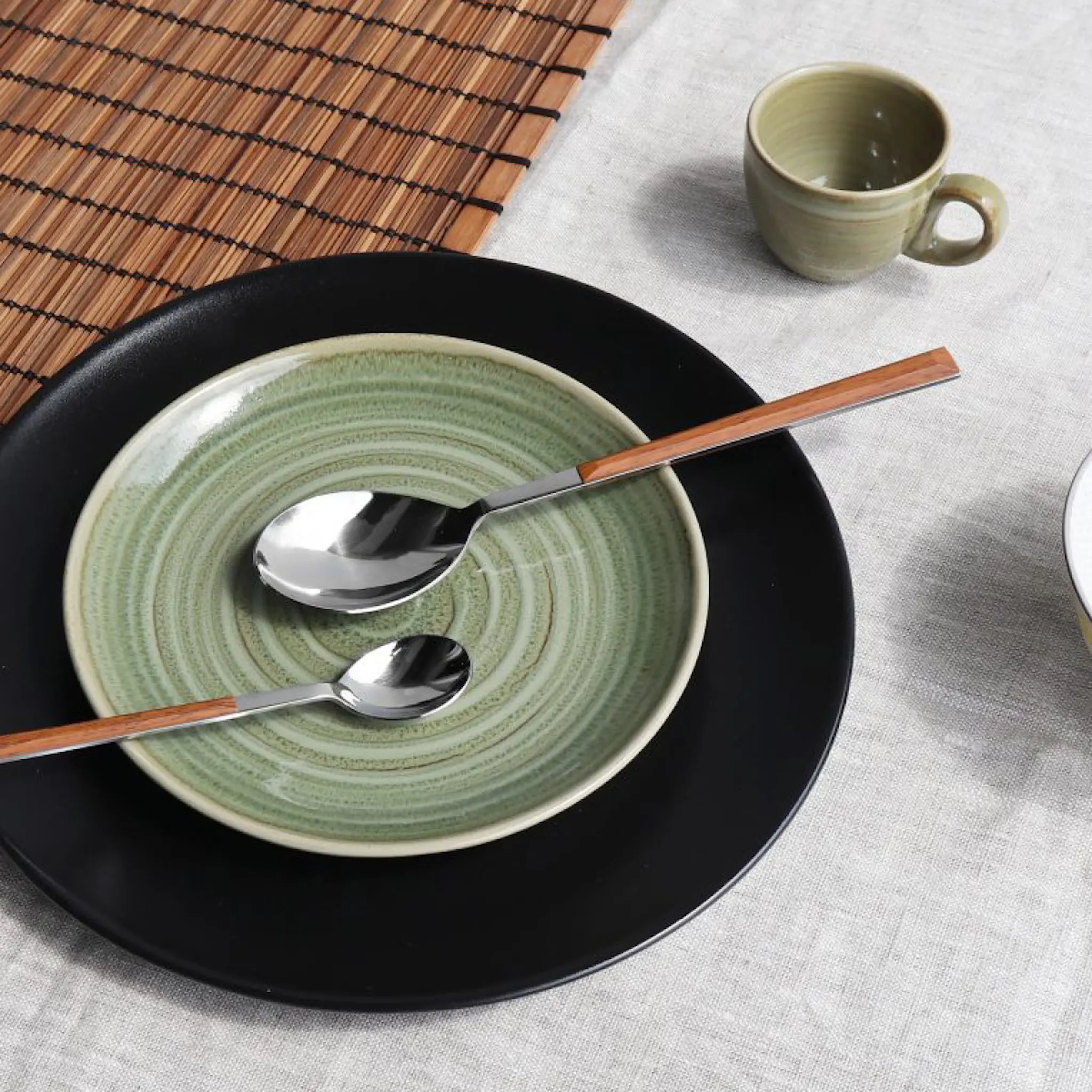 Pintinox Bestikksett 24 deler sushi queen mahogany