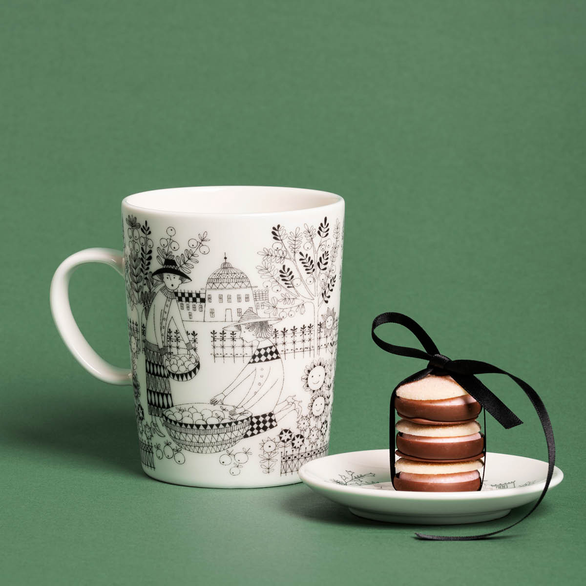 Arabia Emilia krus 50 cl hvit