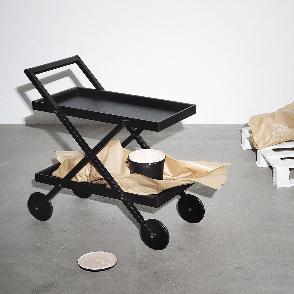 Design House Stockholm Exit Tevagn 86x81 cm Svart