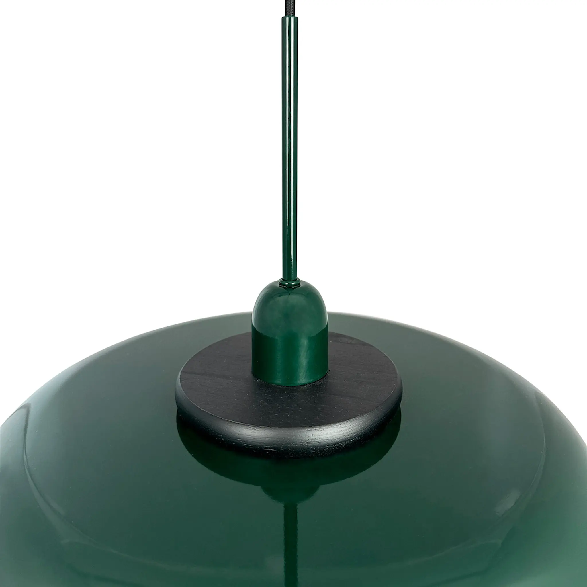 Dyberg Larsen Planet pendellampa 36 cm mörkgrön
