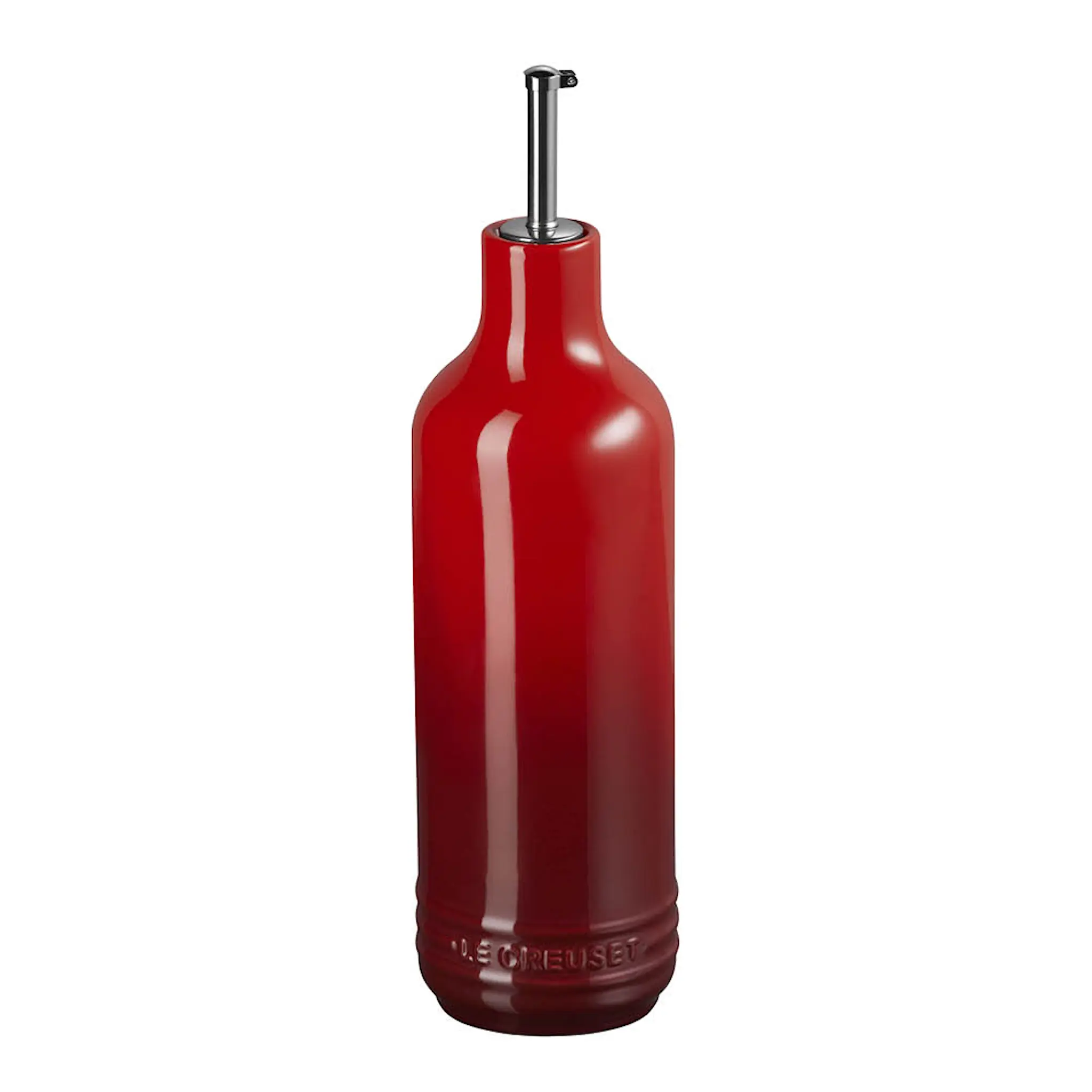 Le Creuset Signature oljeflaska 600 ml cerise