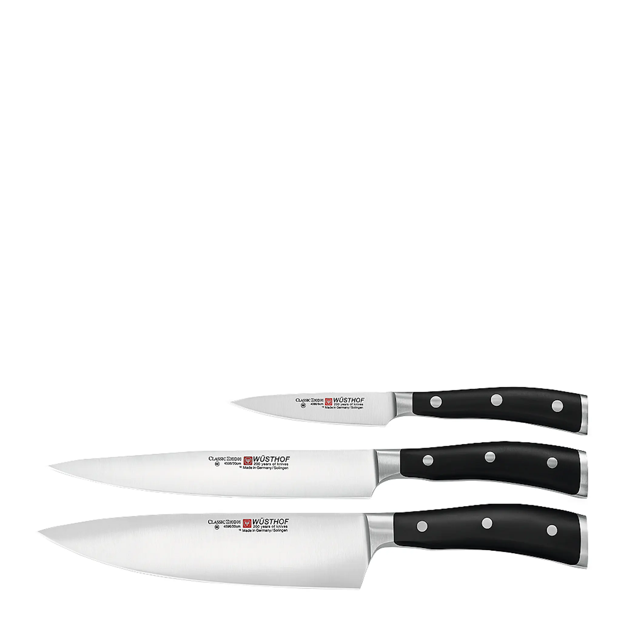Wüsthof Classic Ikon knivsett 3 stk