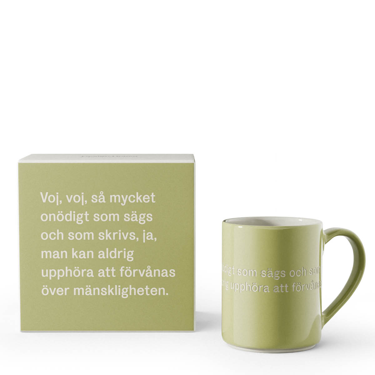 Design House Stockholm Astrid Lindgren krus 35 cl Voj, voj, så mycket onödigt…