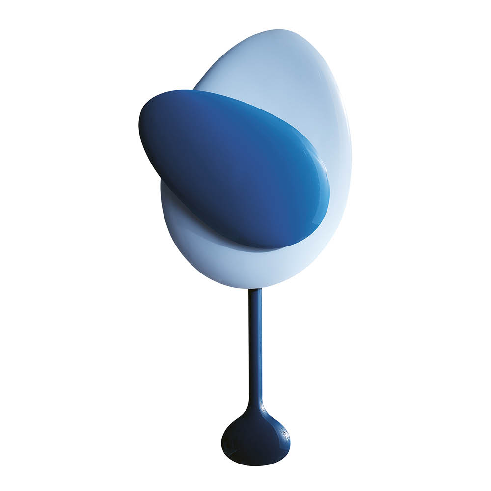 Design House Stockholm Mellow väggklocka 48,5x20,5 cm blå