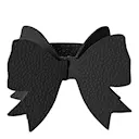 Rosett servettring 6 cm svart