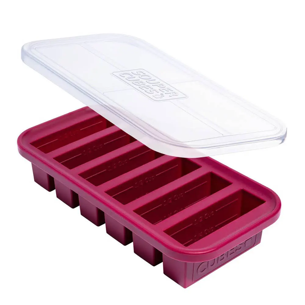 Half-Cup Pakastusmuotti silikoni 6×125 ml Karpalo