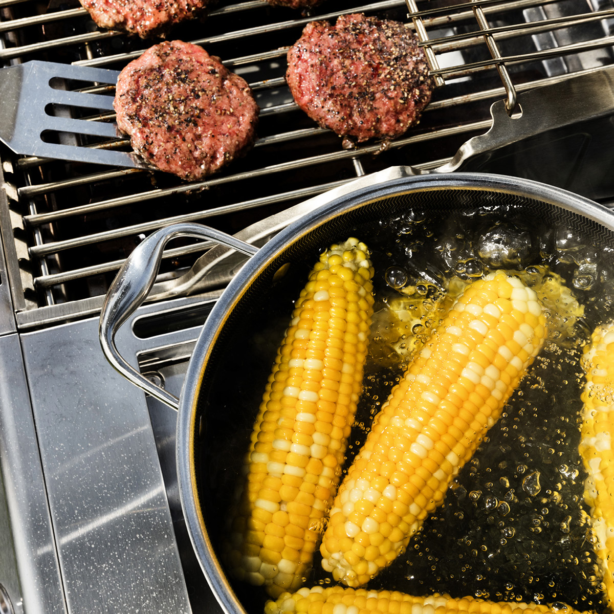 Hexclad Hybrid gryta med lock 9,5 L