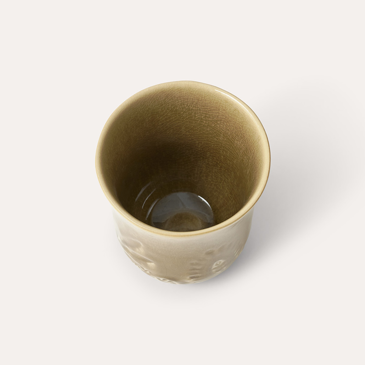 Sthål Arabesque mugg utan öra 30 cl sand