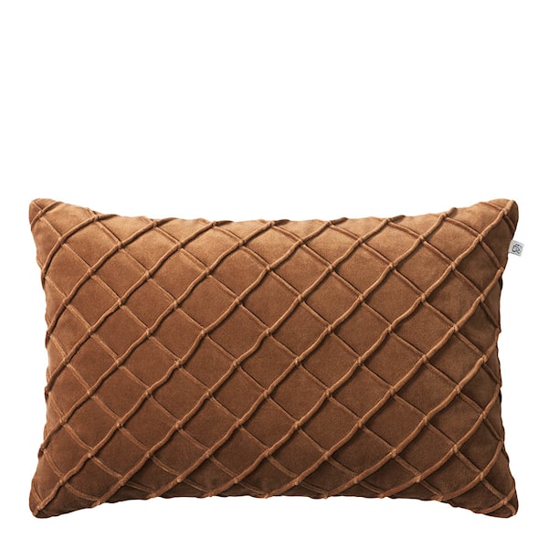 Deva kuddfodral sammet 40x60 cm Cognac