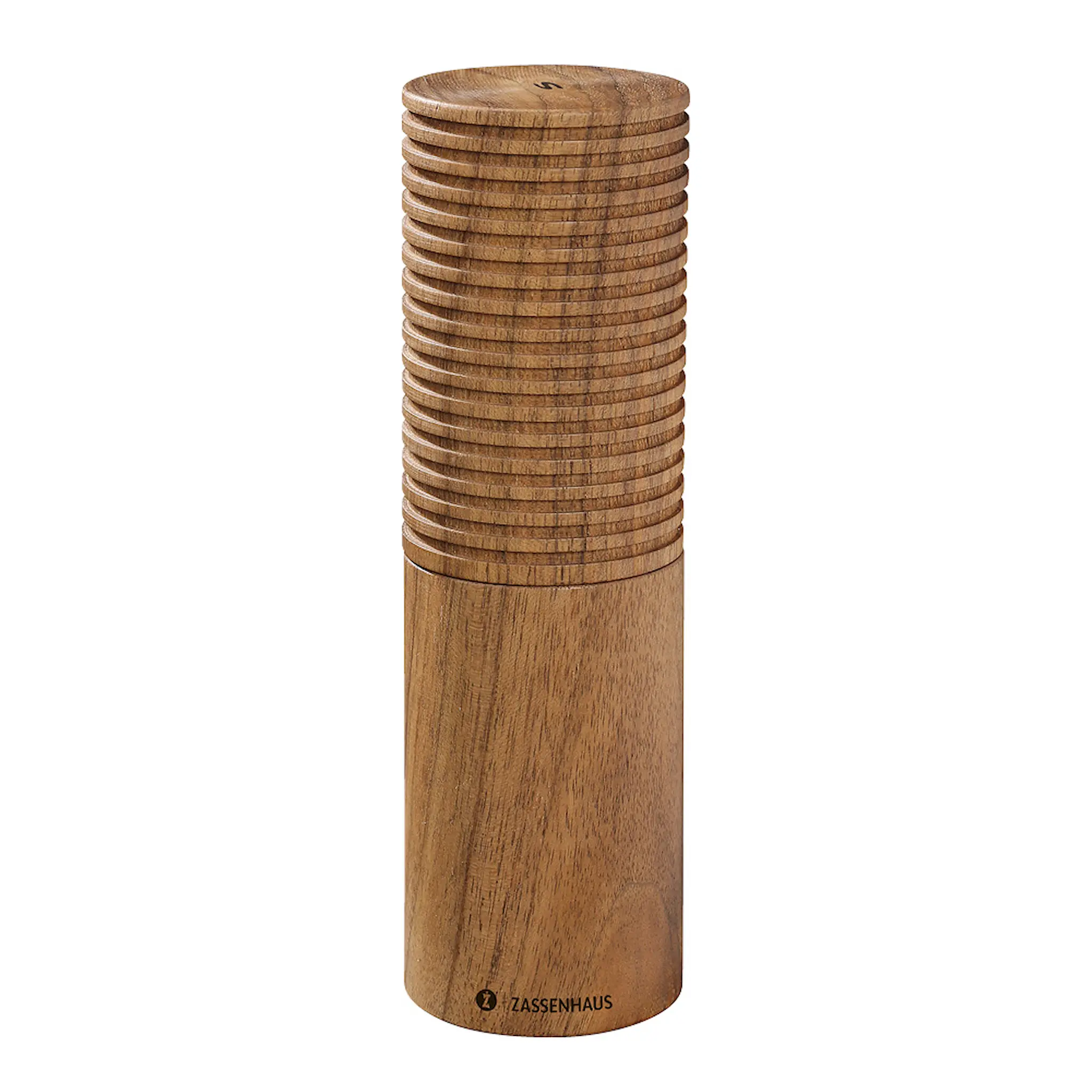 Zassenhaus Husum saltkvarn 18 cm valnöt