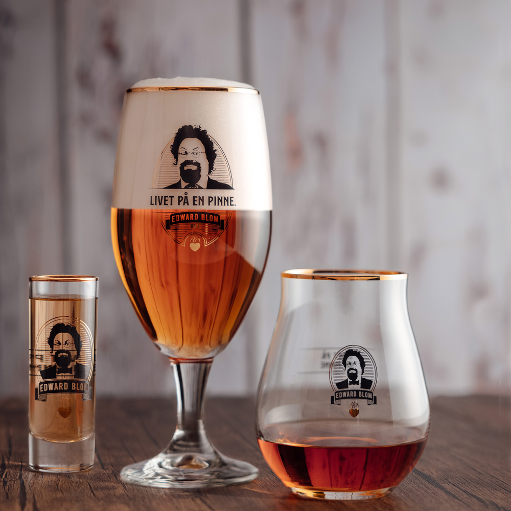 Edward Blom Ölglas No 7: Livet på en