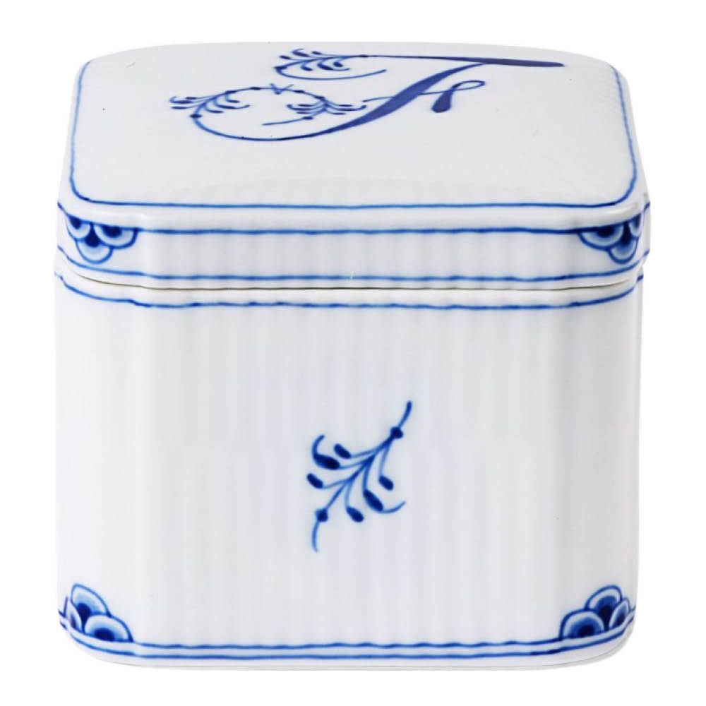 Royal Copenhagen - Alphabet Collection Bonbonnier Purkki 13 cl F