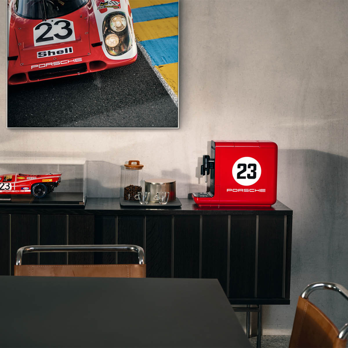 Smeg Smeg x Porsche espressomaskin BCC12917 Limited Edition Salzburg Red