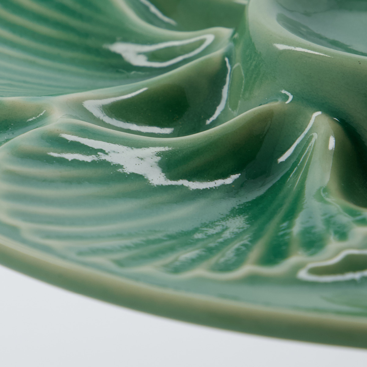 House Doctor Diva serveringsfat 25 cm grön