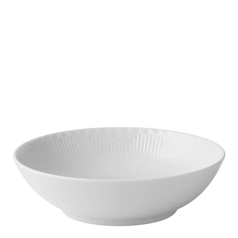 White Fluted Half Lace Kulho 1,1 L